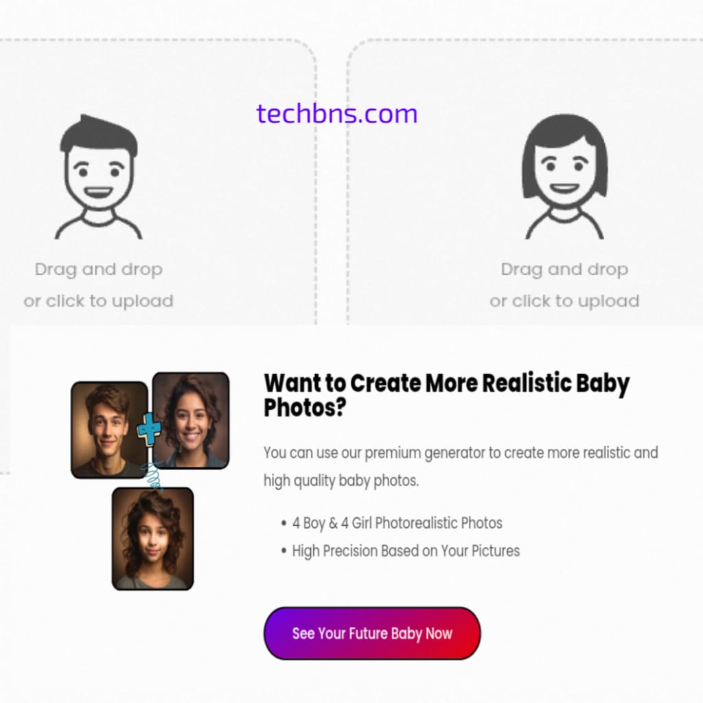 Baby face Generation on online techbns.com