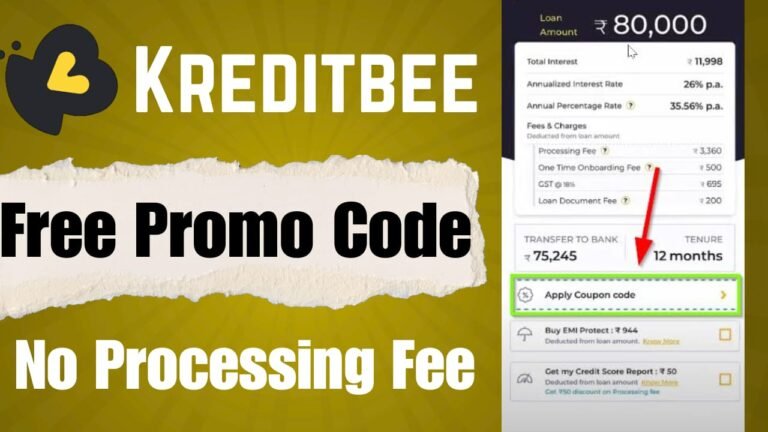 Kreditbee Coupon Code Available Processing loan App 2025