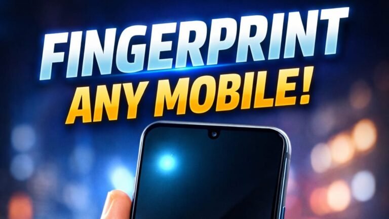 How To Set Fingerprint Any Android Phone